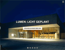 Tablet Screenshot of lumen.at
