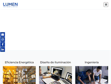 Tablet Screenshot of lumen.com.co
