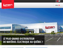 Tablet Screenshot of lumen.ca
